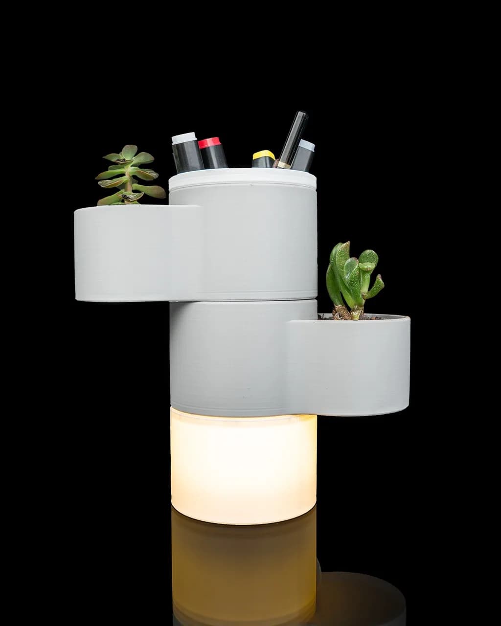 Luminária de Mesa e Organizador Torre Viva — foto 1