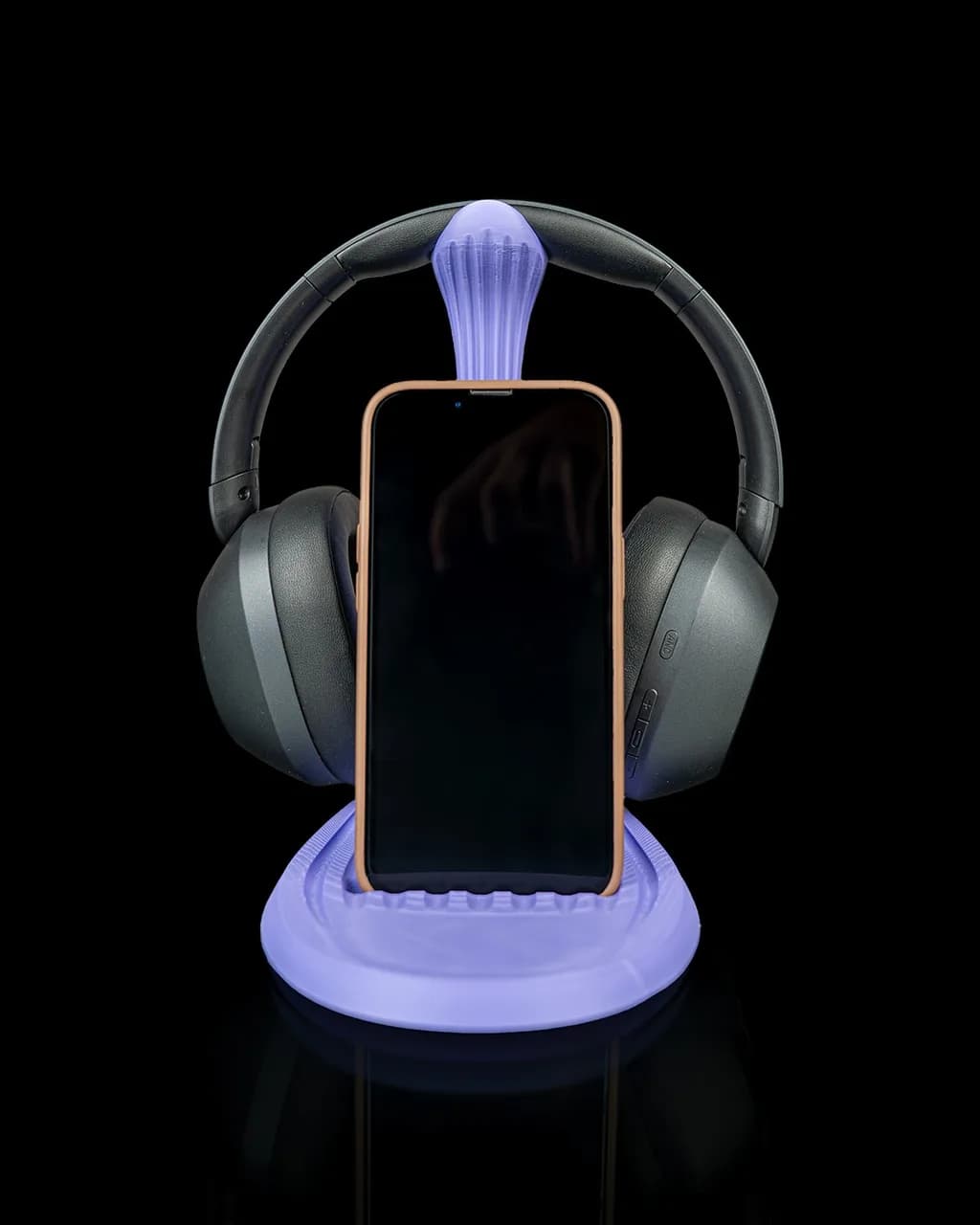 Suporte de Headset e Celular Fluxo Duplo — foto 1