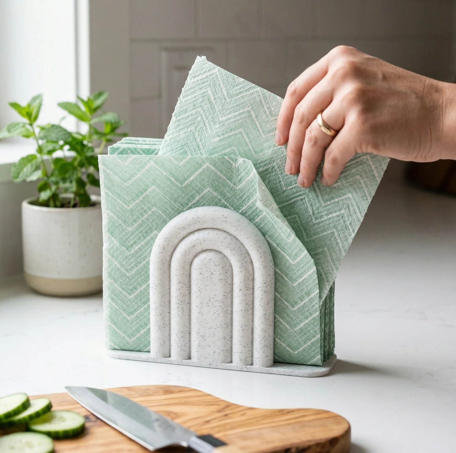 Porta guardanapo Boho