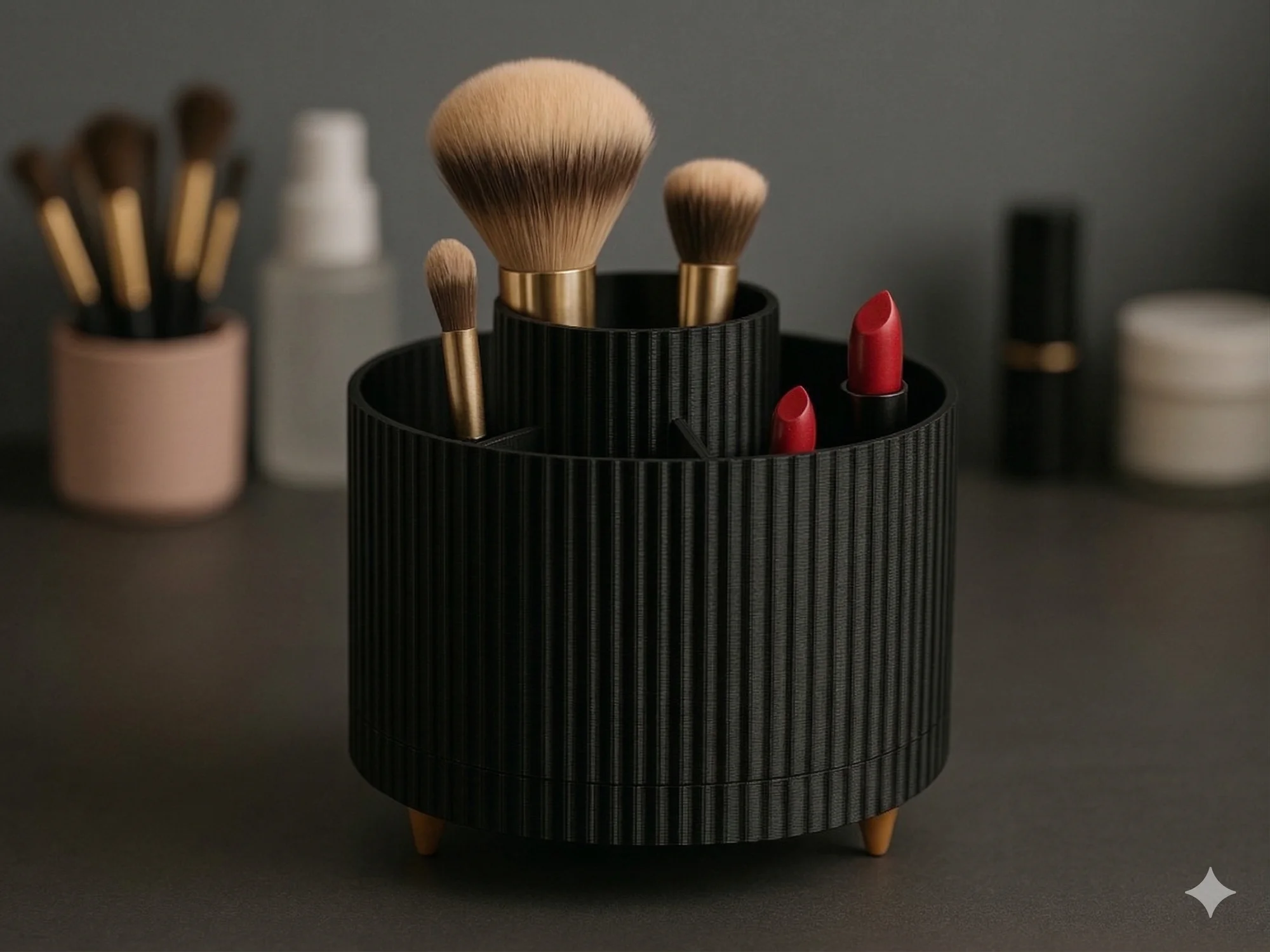 Porta Maquiagem Giratório